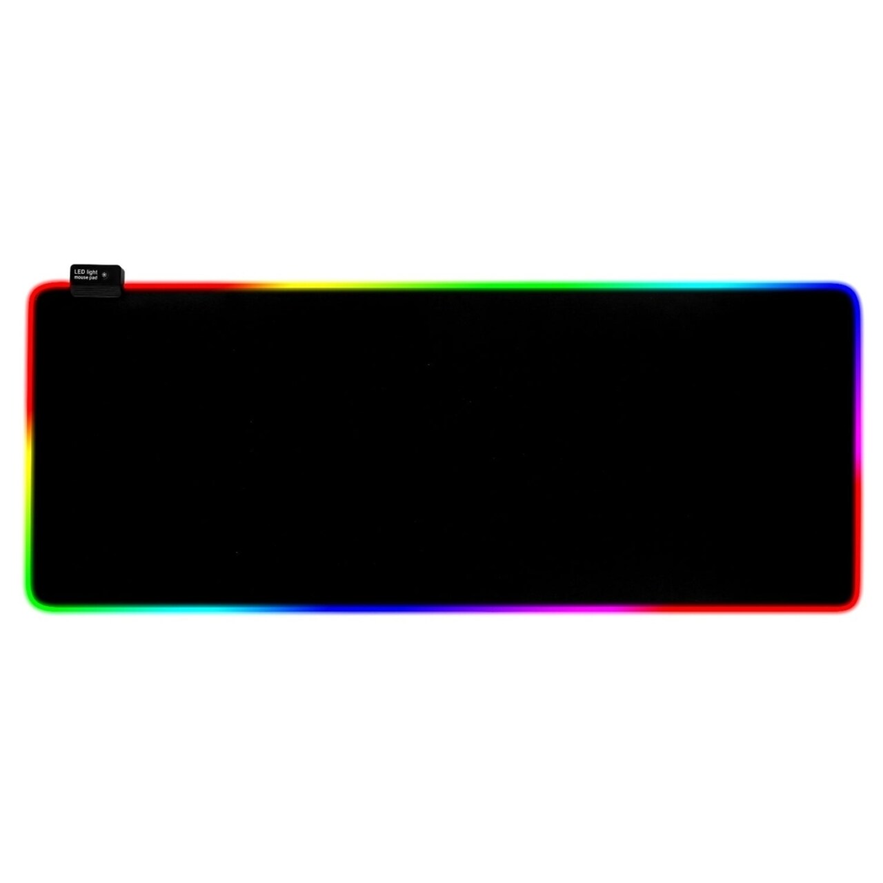 Large Led Gaming Mouse Pad Rgb Computer Keyboard Mouse Mat With 10 Light Modes Non Slip Rubber Base